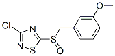 3-氯-5-(3-甲氧基苄基亚硫酰基)-1,2,4-噻二唑结构式_486997-73-3结构式