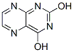 2,4-二羟基蝶啶结构式_487-21-8结构式