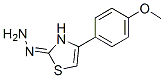 4-(4-甲氧基苯基)-2(3H)-噻唑酮腙结构式_4871-25-4结构式