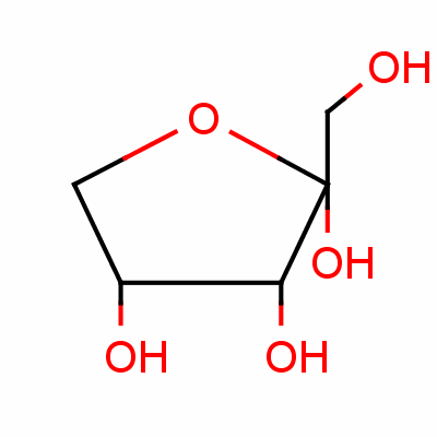 D-核酮糖结构式_488-84-6结构式