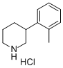 3-(2-甲苯基)哌啶盐酸盐结构式_488856-76-4结构式