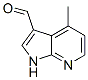 4-甲基-1H-吡咯并[2,3-b]吡啶-3-甲醛结构式_4894-34-2结构式