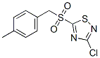 3-氯-5-(4-甲基苄基磺酰基)-1,2,4-噻二唑结构式_494763-26-7结构式