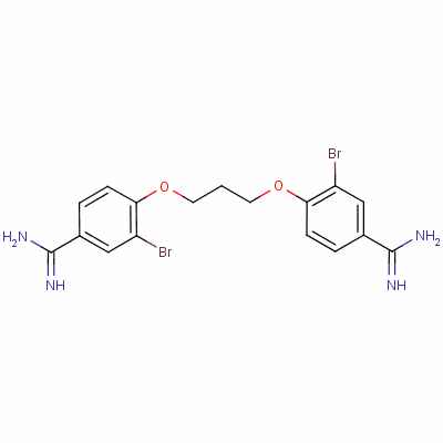 双溴丙脒结构式_496-00-4结构式