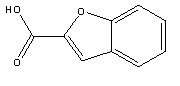 苯并呋喃-2-羧酸结构式_496-41-3结构式