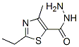 2-乙基-4-甲基噻唑-5-羧酸肼结构式_496057-26-2结构式