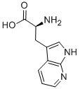 (αS)-α-氨基-1H-吡咯并[2,3-b]吡啶-3-丙酸结构式_49758-35-2结构式