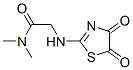(9ci)-2-[(4,5-二氢-4,5-二氧代-2-噻唑)氨基]-N,N-二甲基-乙酰胺结构式_497937-93-6结构式