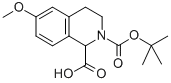 2-Boc-6-methoxy-3,4-dihydro-1h-isoquinoline-1-carboxylic acid Structure,499139-27-4Structure