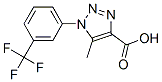 5-甲基-1-[3-(三氟甲基)苯基]-1H-1,2,3-噻唑-4-羧酸结构式_499771-21-0结构式