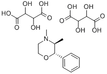 苯二甲吗啉一氢酒石酸盐结构式_50-58-8结构式