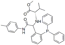 (9ci)-n-[1-[2-(二苯基膦)苯基]-2-[(4-甲基苯基)氨基]-2-氧代乙基]-L-缬氨酸甲酯结构式_500316-82-5结构式