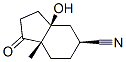 (3as,5s,7as)-(9ci)-八氢-3a-羟基-7a-甲基-1-氧代-1H-茚-5-甲腈结构式_500758-16-7结构式