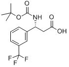 (R)-Boc-3-(三氟甲基)-β-苯丙氨酸结构式_501015-18-5结构式