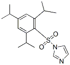 1-(2,4,6-三异丙基苯基磺酰)咪唑结构式_50257-40-4结构式