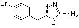 5-(4-溴苄基)-4H-1,2,4-三唑-3-胺结构式_502685-91-8结构式