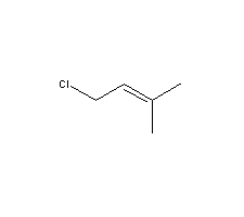 1-氯-3-甲基-2-丁烯结构式_503-60-6结构式
