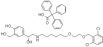 维兰特罗三苯乙酸盐结构式_503070-58-4结构式