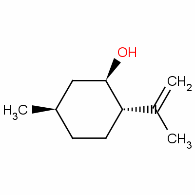 2beta,5alpha)-5-甲基-2-(1-甲基乙烯基)环己烷-1-醇结构式_50373-36
