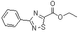 3-苯基-1,2,4-噻二唑-5-羧酸乙酯结构式_50483-79-9结构式