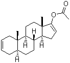 17-乙酰氧基-5a-雄甾-2,16-二烯结构式_50588-42-6结构式