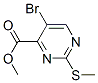 5-溴-2-甲基硫代嘧啶-4-羧酸甲酯结构式_50593-91-4结构式