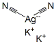 Potassium dicyanoargentate Structure,506-61-6Structure