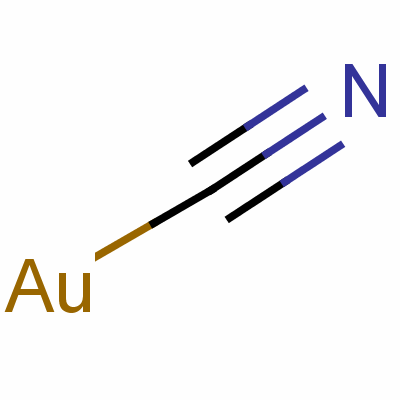 Gold(i) cyanide Structure,506-65-0Structure