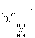 碳酸铵结构式_506-87-6结构式