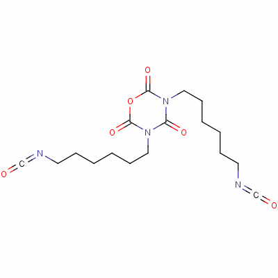 3,5-二(6-异氰酸己基)-2H-1,3,5-恶二嗪-2,4,6(3H,5H)-三酮结构式_50639-37-7结构式