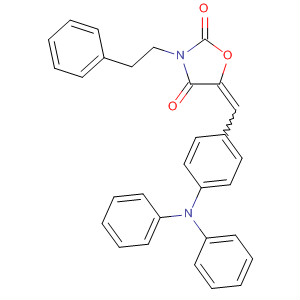 5-[[4-(二苯基氨基)苯基]亚甲基]-3-(2-苯基乙基)-2,4-噁唑啉二酮结构式_506426-96-6结构式