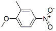 2-甲基-5-硝基苯甲醚结构式_50741-92-9结构式