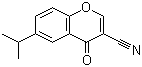 6-异丙基-4-氧代-4H-1-苯并吡喃-3-甲腈结构式_50743-32-3结构式