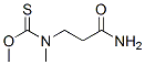 N<sup>3</sup>-(methoxycarbonothioyl)-n<sup>3</sup>-methyl-beta-alaninamide Structure,50836-85-6Structure