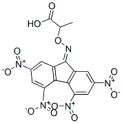 (-)-Alpha-(2,4,5,7-四硝基-9-亚芴基氨基氧基)丙酸结构式_50874-31-2结构式