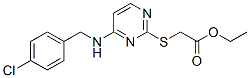 [[4-[[(4-氯苯基)甲基]氨基]-2-嘧啶]硫代]乙酸乙酯结构式_50892-43-8结构式