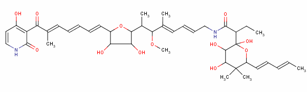 Kirromycin Structure,50935-71-2Structure