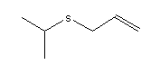 烯丙基异丙基硫醚结构式_50996-72-0结构式