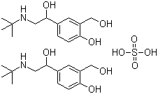 硫酸沙丁胺醇结构式_51022-70-9结构式