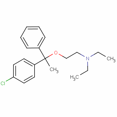 氯苯他明结构式_511-46-6结构式