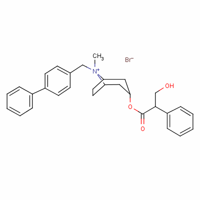 珍托溴铵结构式_511-55-7结构式