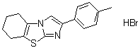 5,6,7,8-Tetrahydro-2-(4-methylphenyl)-imidazo[2,1-b]benzothiazolehydrobromide Structure,511296-88-1Structure