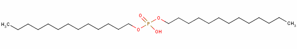 1-十三烷醇磷酸氢酯结构式_5116-95-0结构式