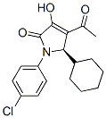 2H-Pyrrol-2-one, 4-acetyl-1-(4-chlorophenyl)-5-cyclohexyl-1,5-dihydro-3-hydroxy-, (5R)- Structure,512177-06-9Structure