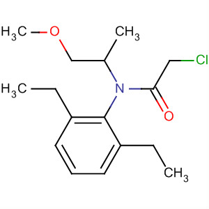 2-氯-N-(2,6-二乙基苯基)-N-(2-甲氧基-1-甲基乙基)-乙酰胺结构式_51218-54-3结构式