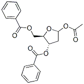 2-脱氧-1-乙酸-3,5-二苯甲酸-D-赤式-五呋喃糖结构式_51255-12-0结构式