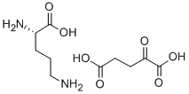 L-鸟氨酸 alpha-酮戊二酸 (2:1)结构式_5144-42-3结构式