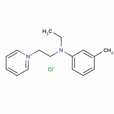 1-[2-[Ethyl(3-methylphenyl)amino]ethyl]pyridinium chloride Structure,51475-16-2Structure