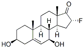 (3alpha,7beta,16alpha)-16-氟-3,7-二羟基雄甾-5-烯-17-酮结构式_515159-74-7结构式