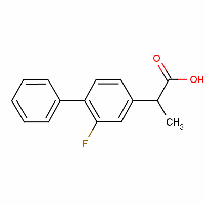 2-氟-α-甲基-4-联苯甲酸结构式_51543-38-5结构式